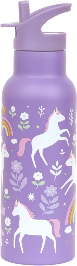 Diseño mágico de unicornios y arcoíris