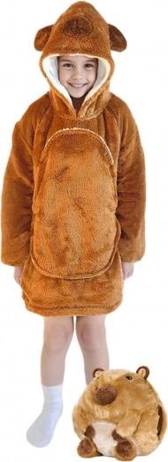 Bolsillo gigante y capucha con orejitas