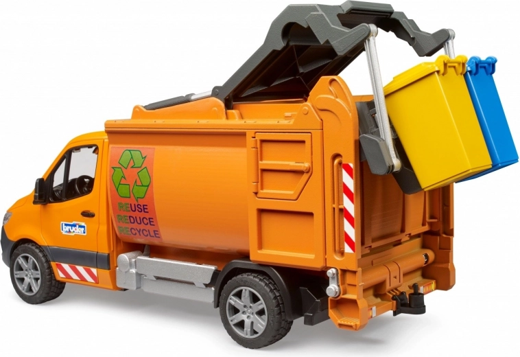 Mecánica realista para vaciar contenedores