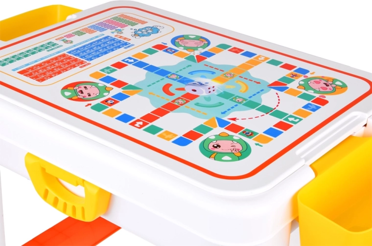 Tablero de doble cara para bloques y juegos