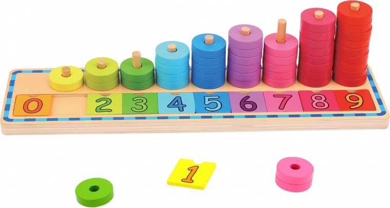 Aprendizaje de conteo y colores desde los 2 años