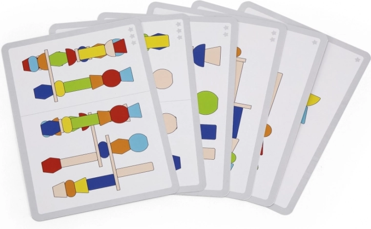 Tarjetas de cartón para el juego creativo