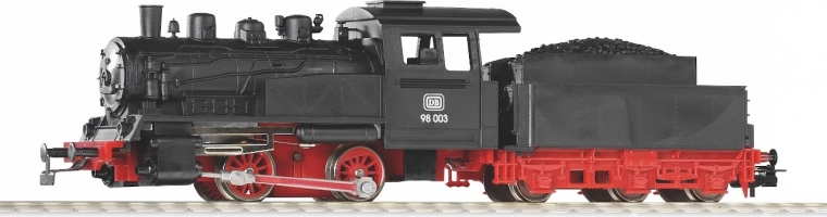 Locomotora de vapor BR 98 con acabado detallado