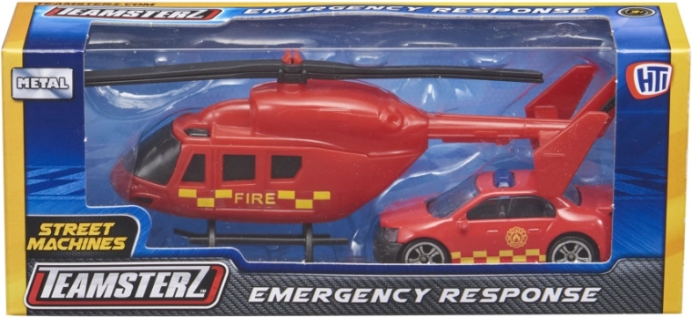 Bomberos: apoyo aéreo en un incendio