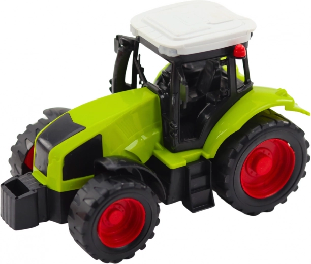 Tractor robusto con ruedas todoterreno