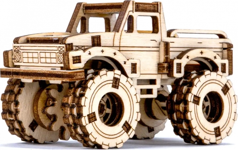 Detalles realistas del monster truck