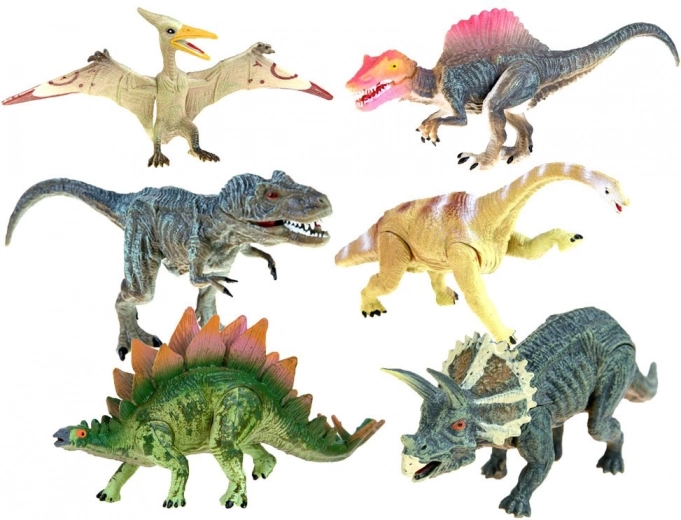 Diversas especies de dinosaurios