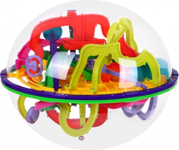 299 pasos de desafío en un colorido laberinto 3D