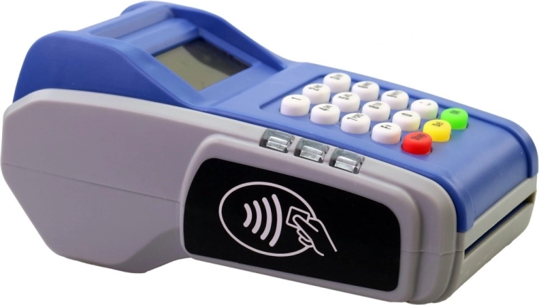 Control realista como en una caja registradora de verdad