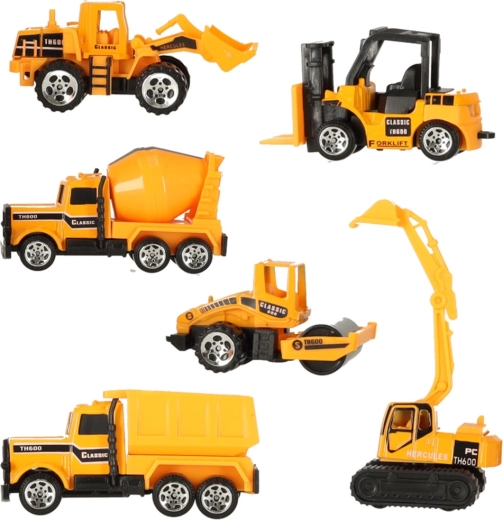 6 vehículos de construcción realistas en un solo paquete