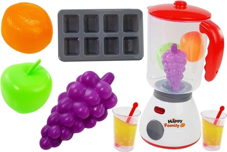 Fruta de colores y accesorios para diversión sin fin