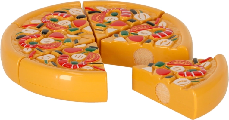 Pizza en porciones para una fiesta compartida