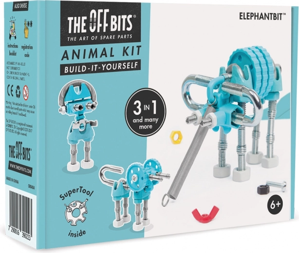 3 en 1: construye un Elefante, un Perro y un Robot