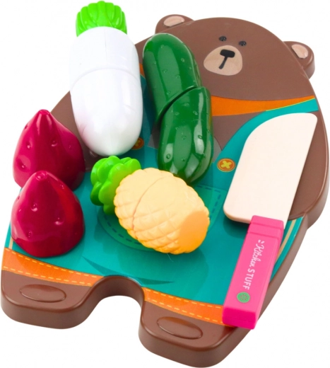Set de verduras de colores para aprender y jugar