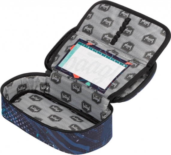 Set con diseño Skate Estructuras: estuche y saco con detalles prácticos