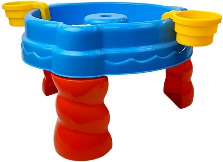 Mesa de agua interactiva para una pesca llena de acción