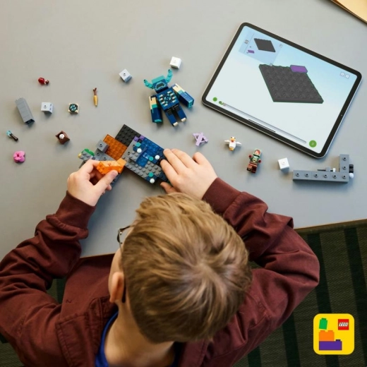 Construcción interactiva con la app LEGO Builder