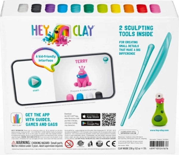 15 colores y 6 personajes en la app