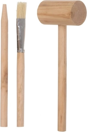 Herramientas de madera para excavar