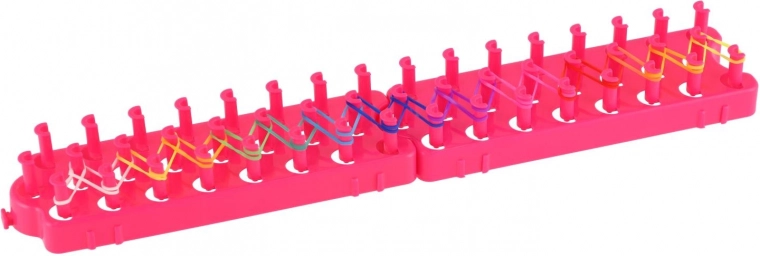 Telar de tres hileras para distintos patrones