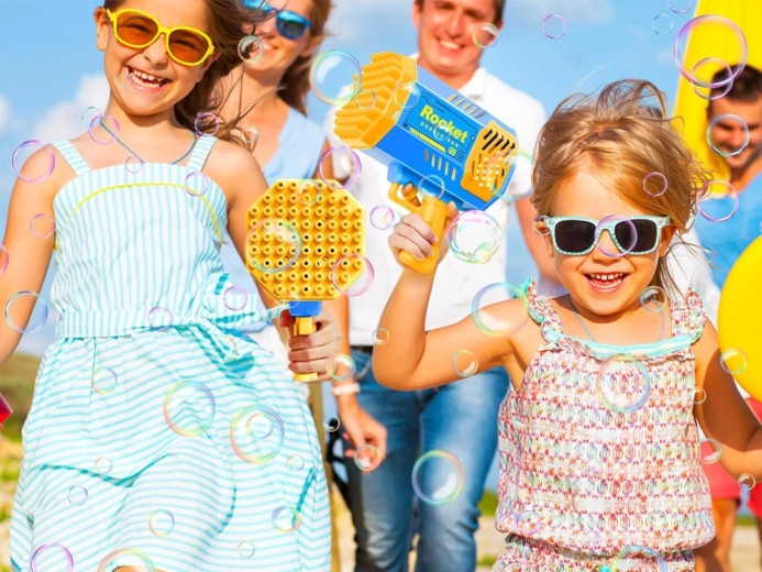 Cantidad asombrosa de burbujas