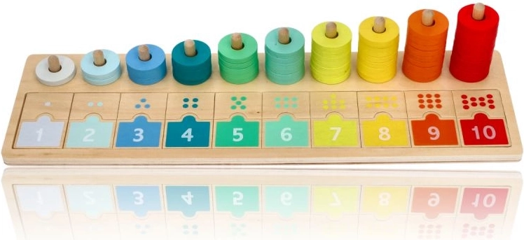 Conteo 1–10 en un solo tablero