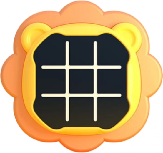 Adorable diseño de león