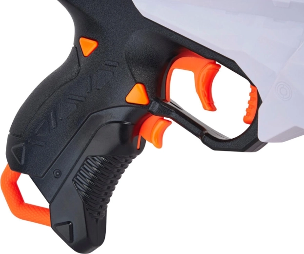 Mira integrada y empuñadura ergonómica