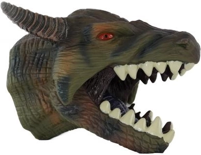 Cabeza de dinosaurio realista