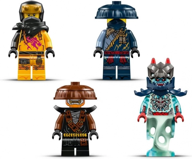 Cuatro minifiguras y un mensaje secreto