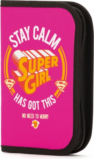 Elegante motivo Super Girl “stay calm”