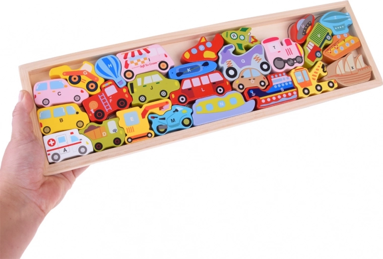 Piezas de madera resistentes para juego creativo