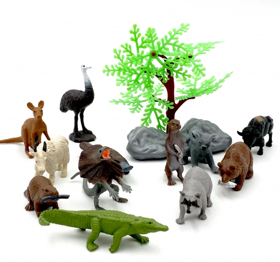 Set de 15 piezas con accesorios de entorno