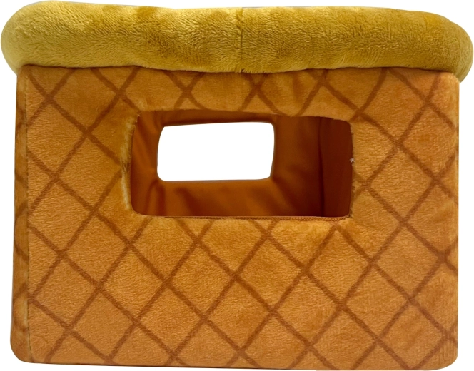 Cesta de peluche con verduras