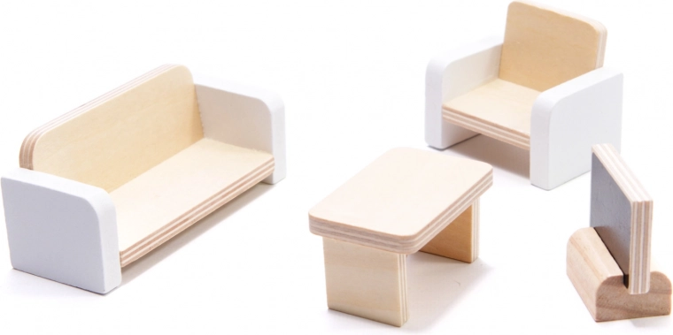 Gran conjunto de muebles