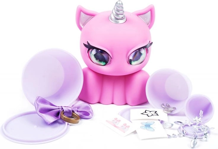Adorable unicornio con accesorios intercambiables