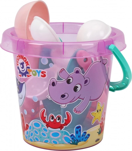Cubo con asa práctica