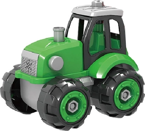 Tractor verde realista