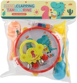 Diseño colorido y motivos de dinosaurios