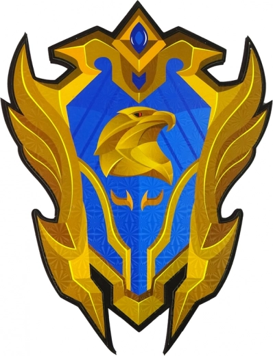 Diseño atractivo del escudo con emblema