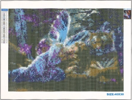 Lienzo preimpreso con leyenda