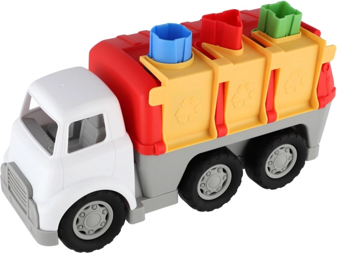 Cubos de reciclaje y compartimentos abatibles