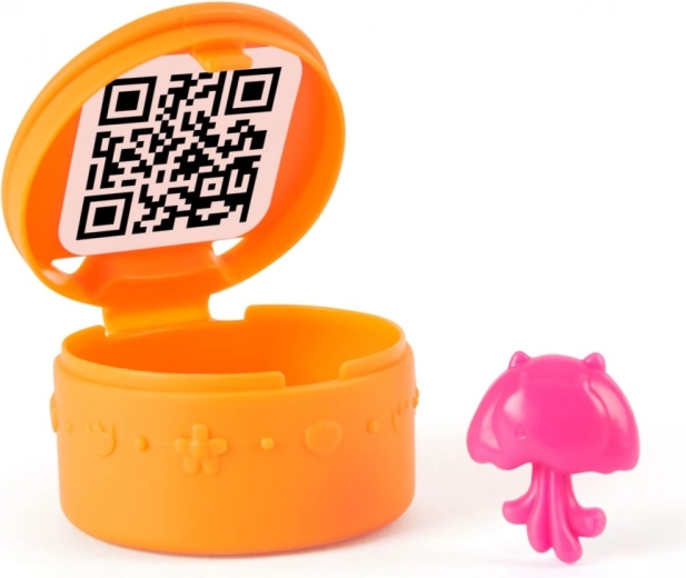 Cápsula con sorpresa oculta y código QR