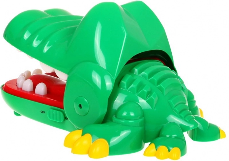 Juego de reflejos con dientes iluminados