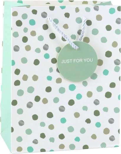 Etiqueta con el texto 'Just For You'