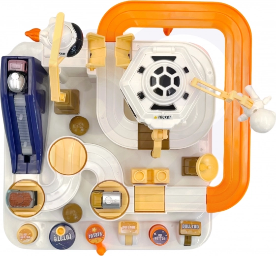 Grúa cohete con imán