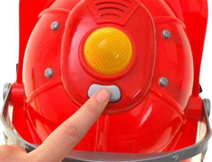Casco con luz y sonido