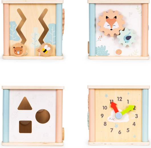 Reloj y engranajes para un aprendizaje divertido