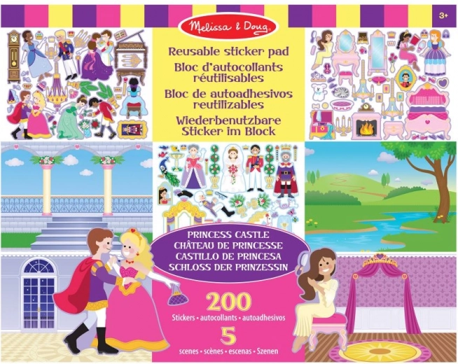 Escena mágica de princesas