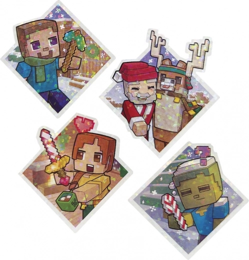 Pegatinas y escenas de juego del envoltorio